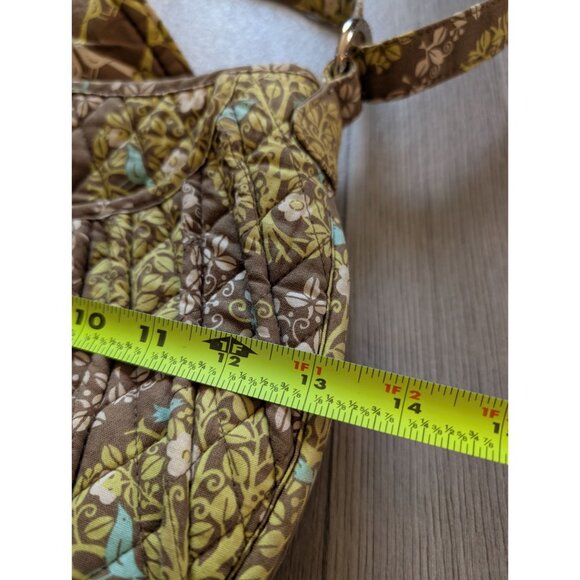 Vera Bradley Quilted Shoulder Bag Saddle Up Sitting in a Tree Brown/Yellow - Picture 7 of 7
